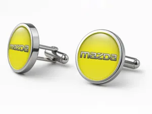 Mazda Marken Manschettenknöpfe Robust Minimal Racing Design